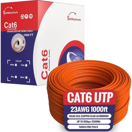 cable cat 6 200m orange