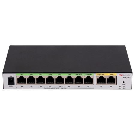 Hikvision DS-3WG210GP- SI All in One PoE Router 8 Ports 1000Mbps
