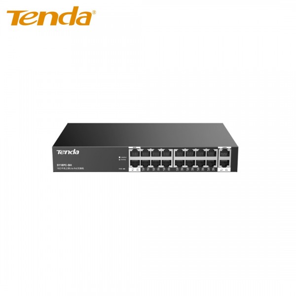 TENDA SWITCH 18port POE 100M Lite poe with 16 port poe -s118c -HB00