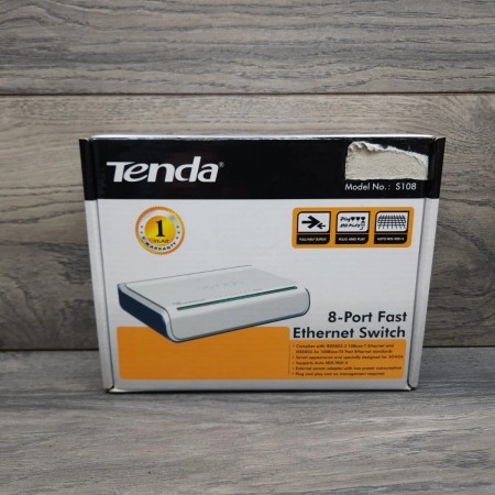 Tenda Switch 8-port Ethernet 10/100M-S108